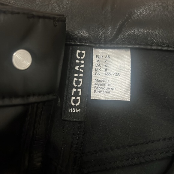 H&M Faux leather pants - Picture 2 of 3